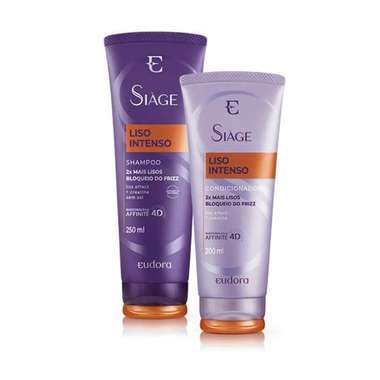 Kit Siàge Liso Intenso Shampoo + Condicionador (Nova Versão)